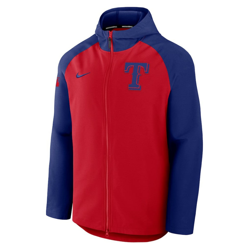 Texas Rangers Nike Authentic Collection Raglan Performance Full-Zip Jacket Outlet