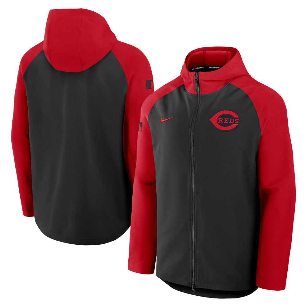Cincinnati Reds Nike Authentic Collection Raglan Performance Full-Zip Jacket Sale