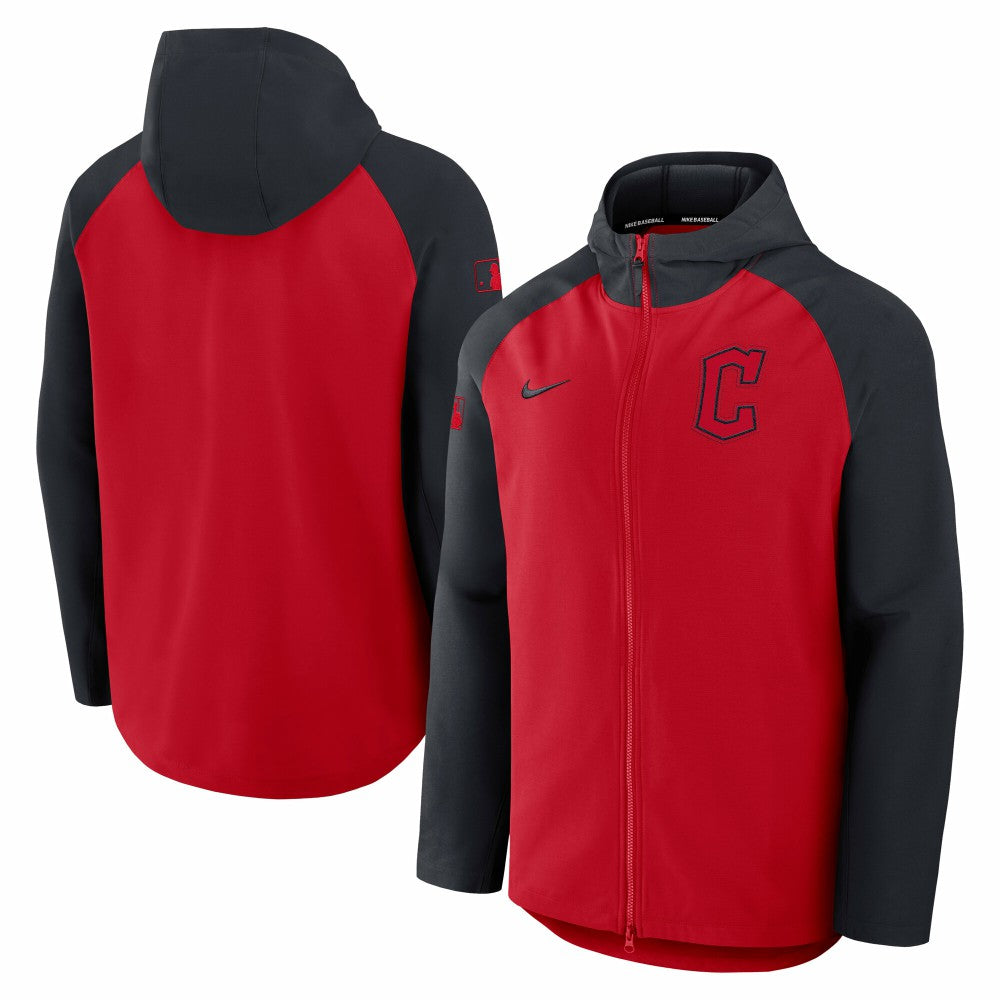 Cleveland Guardians Nike Authentic Collection Raglan Performance Full-Zip Jacket Sale