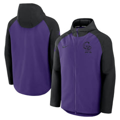 Colorado Rockies Nike Authentic Collection Raglan Performance Full-Zip Jacket Sale