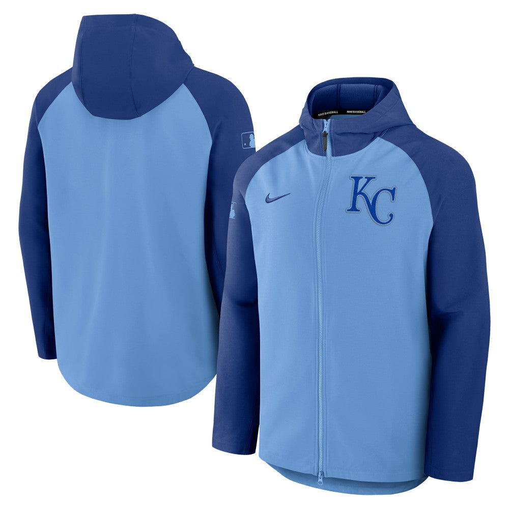 Kansas City Royals Nike Authentic Collection Raglan Performance Full-Zip Jacket Outlet