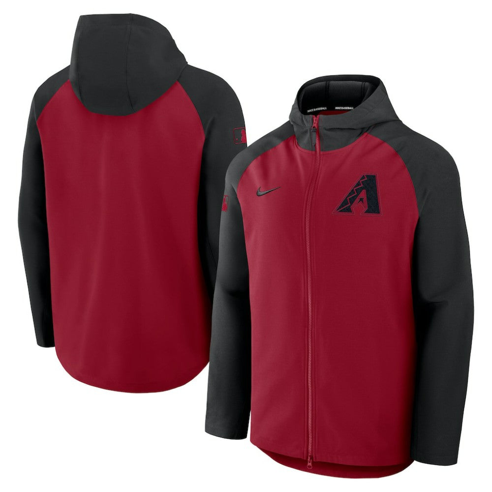 Arizona Diamondbacks Nike Authentic Collection Raglan Performance Full-Zip Jacket Online