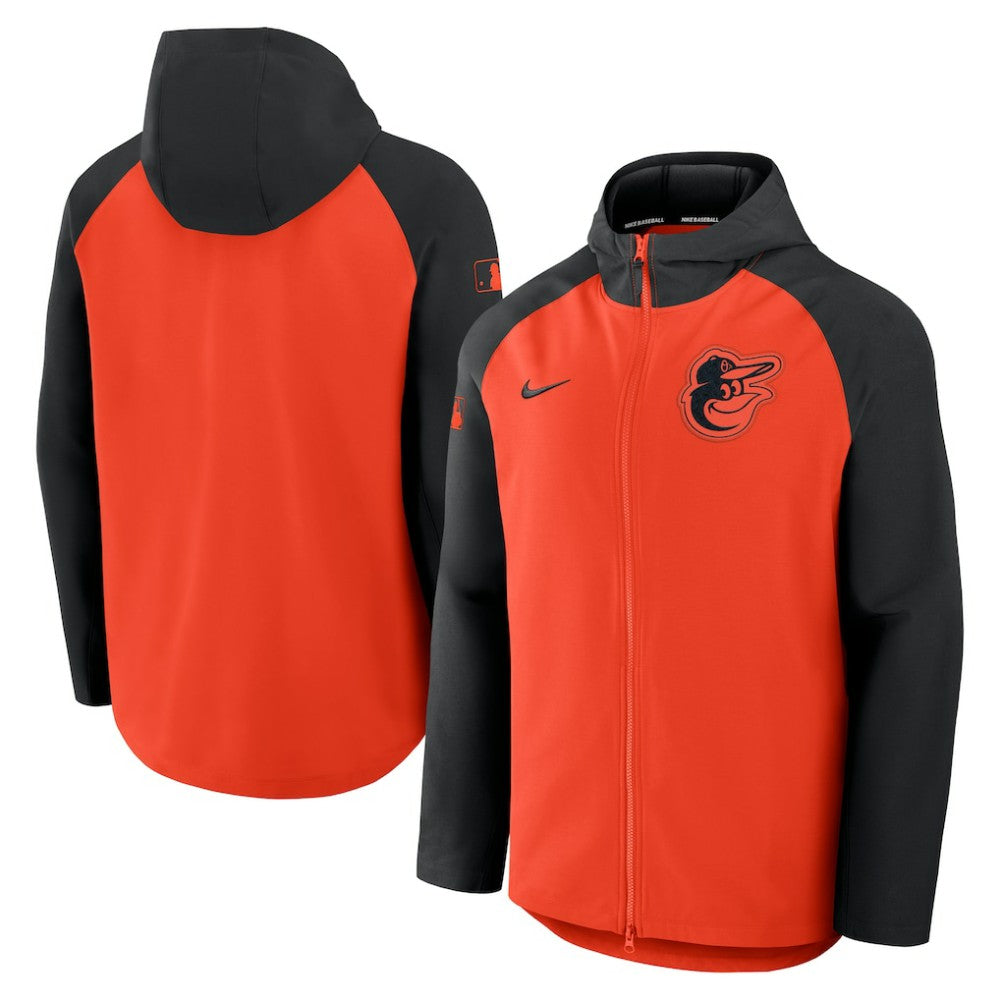 Baltimore Orioles Nike Authentic Collection Raglan Performance Full-Zip Jacket Online