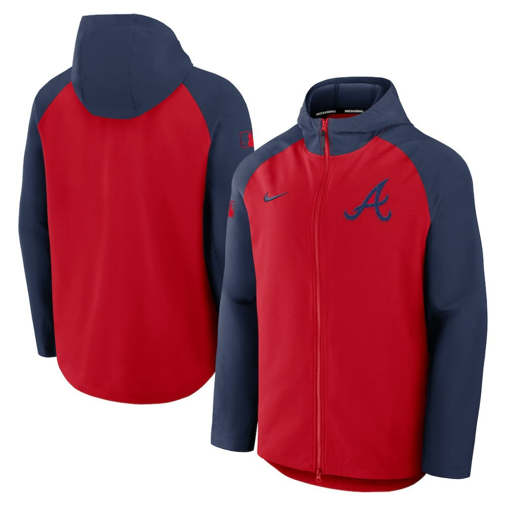 Atlanta Braves Nike Authentic Collection Raglan Performance Full-Zip Jacket for sale