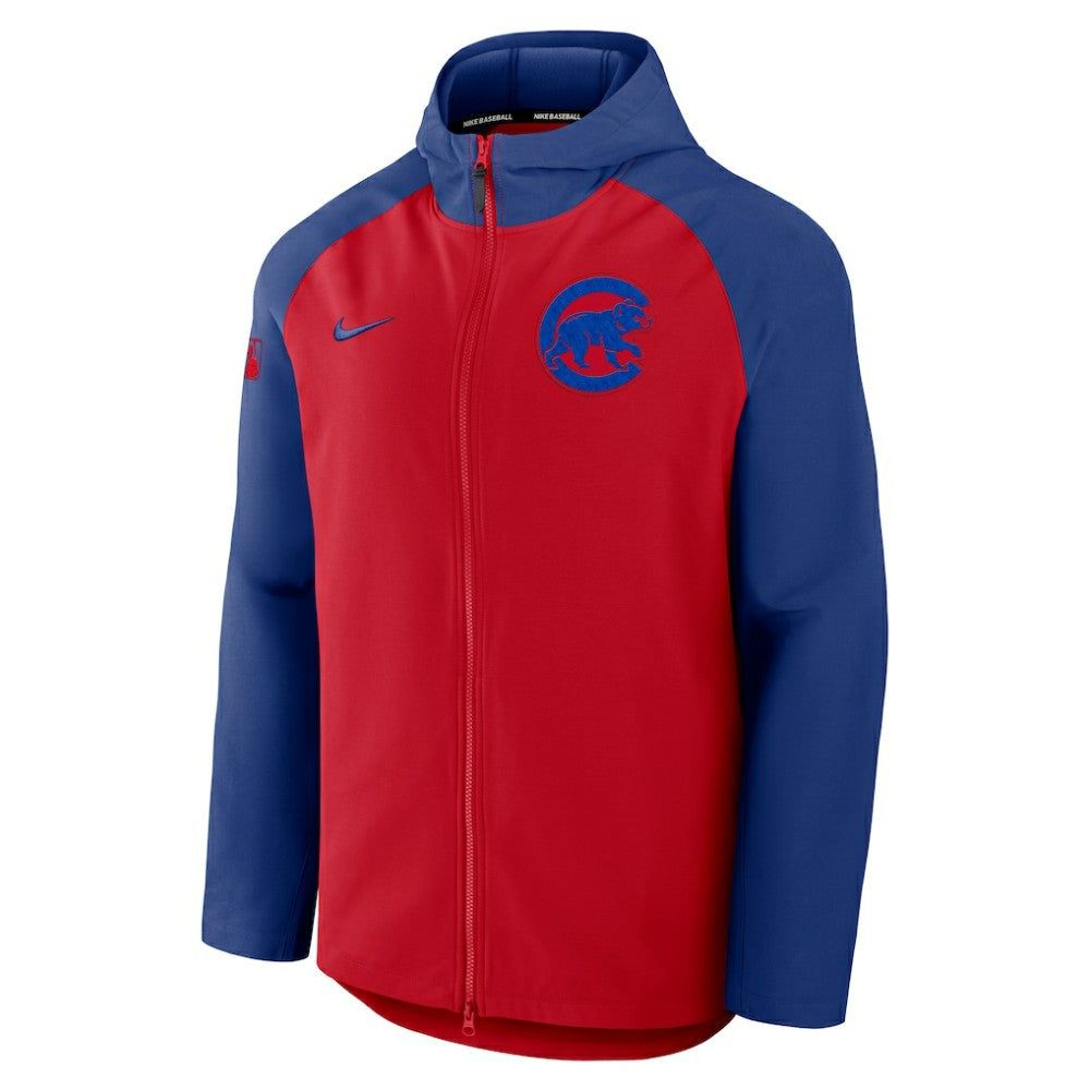 Chicago Cubs Nike Authentic Collection Raglan Performance Full-Zip Jacket Outlet