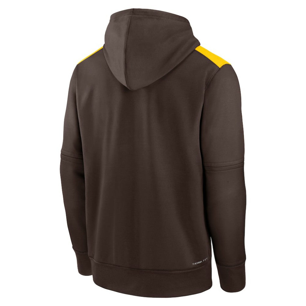 San Diego Padres Nike Authentic Collection Performance Pullover Hoodie Outlet