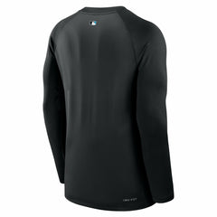 Miami Marlins Nike Authentic Collection Game Time Raglan Dri-FIT Long Sleeve T-Shirt Outlet