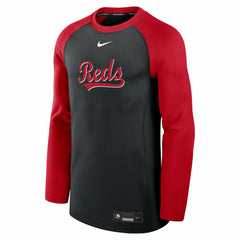 Cincinnati Reds Nike Authentic Collection Game Time Raglan Dri-FIT Long Sleeve T-Shirt Online