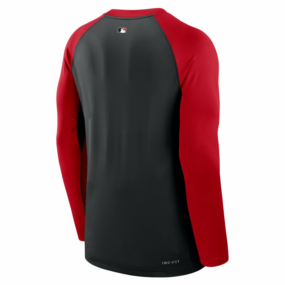 Cincinnati Reds Nike Authentic Collection Game Time Raglan Dri-FIT Long Sleeve T-Shirt Online