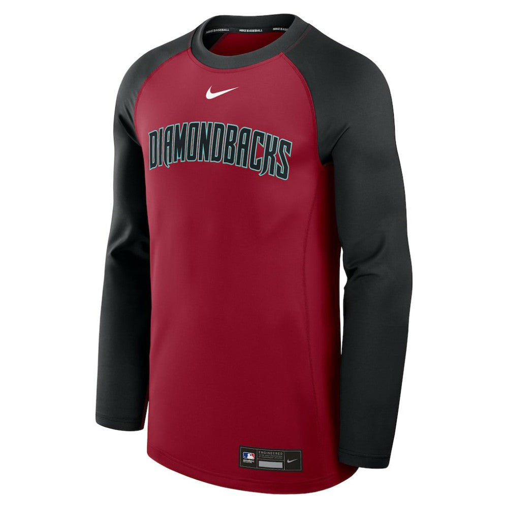 Arizona Diamondbacks Nike Authentic Collection Game Time Raglan Dri-FIT Long Sleeve T-Shirt Outlet