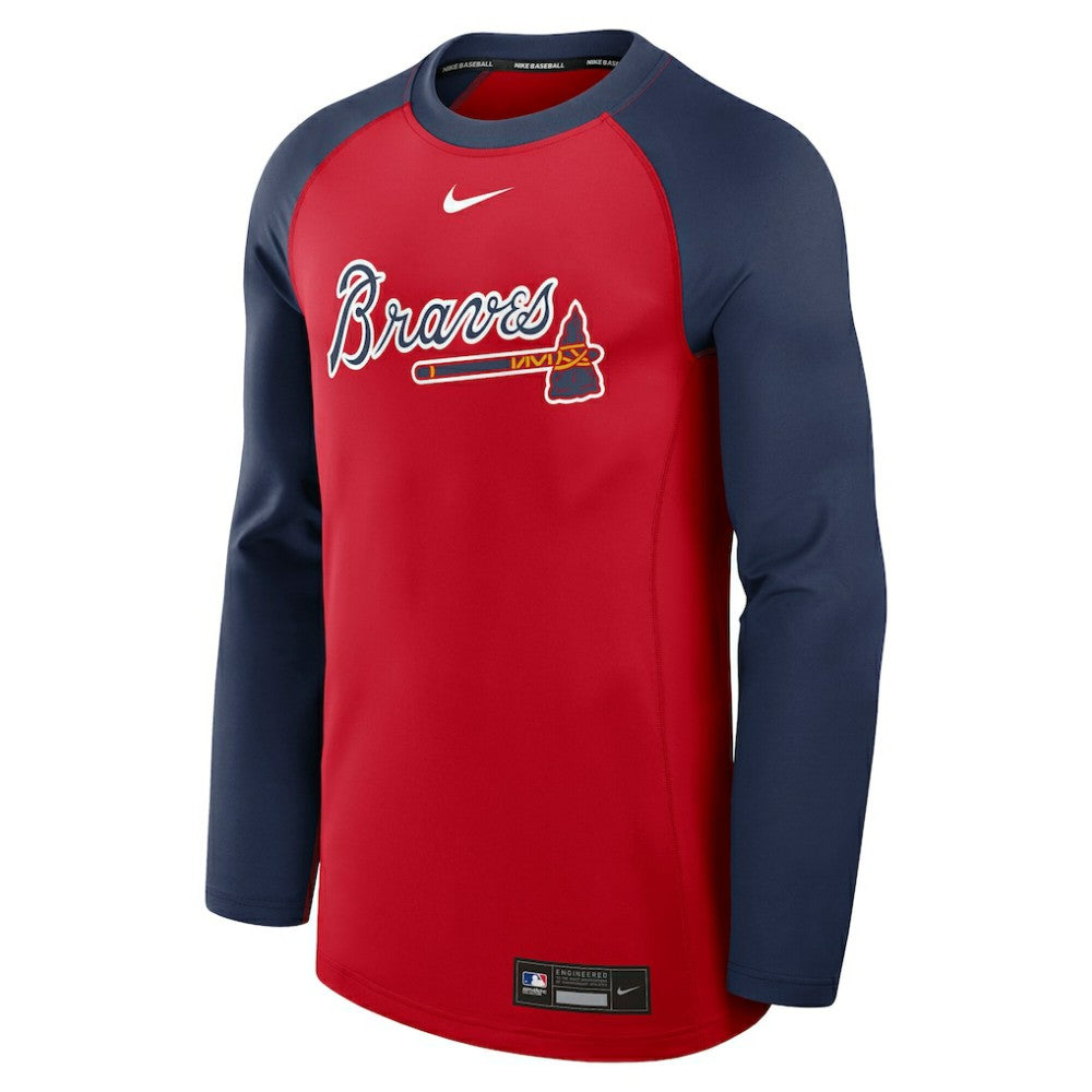 Atlanta Braves Nike Authentic Collection Game Time Raglan Dri-FIT Long Sleeve T-Shirt Near Me