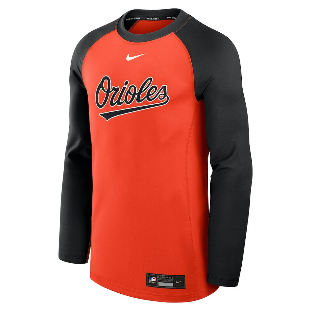 Baltimore Orioles Nike Authentic Collection Game Time Raglan Dri-FIT Long Sleeve T-Shirt for sale