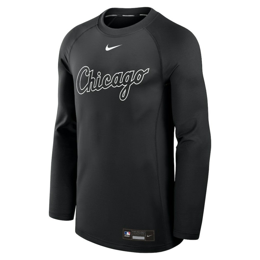 Chicago White Sox Nike Authentic Collection Game Time Raglan Dri-FIT Long Sleeve T-Shirt Discount
