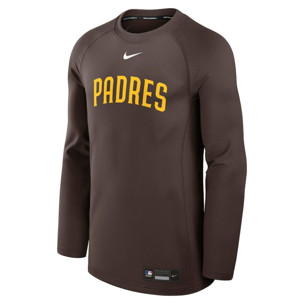 San Diego Padres Nike Authentic Collection Game Time Raglan Dri-FIT Long Sleeve T-Shirt Online
