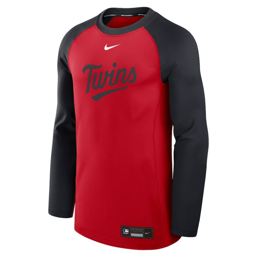 Minnesota Twins Nike Authentic Collection Game Time Raglan Dri-FIT Long Sleeve T-Shirt Outlet