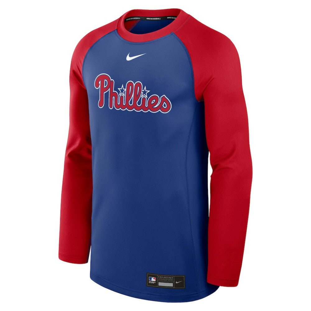Philadelphia Phillies Nike Authentic Collection Game Time Raglan Performance Long Sleeve T-Shirt Near Me