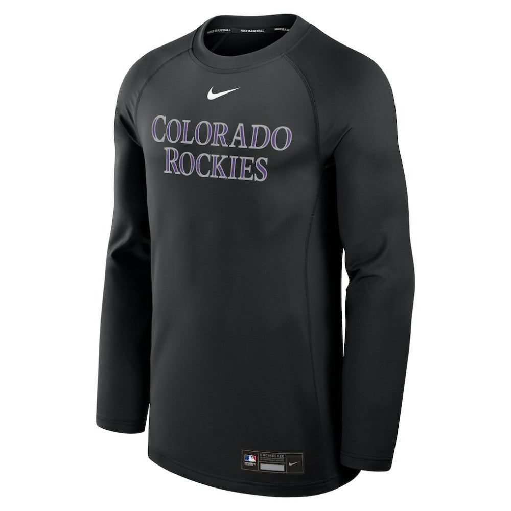Colorado Rockies Nike Authentic Collection Game Time Raglan Dri-FIT Long Sleeve T-Shirt Near Me