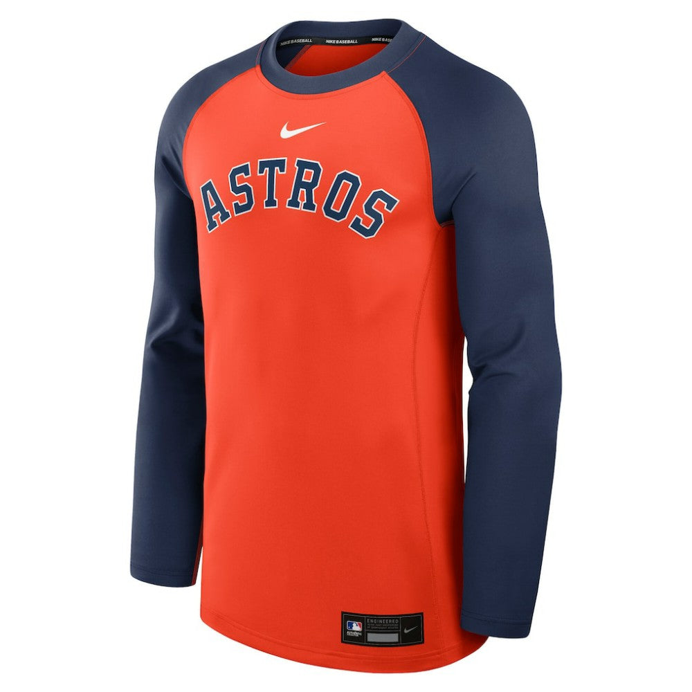 Houston Astros Nike Authentic Collection Game Time Raglan Dri-FIT Long Sleeve T-Shirt for sale
