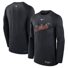 Detroit Tigers Nike Authentic Collection Game Time Raglan Dri-FIT Long Sleeve T-Shirt Discount