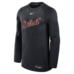 Detroit Tigers Nike Authentic Collection Game Time Raglan Dri-FIT Long Sleeve T-Shirt Discount