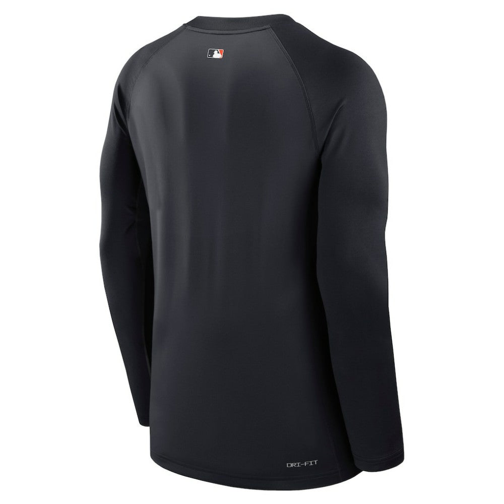Detroit Tigers Nike Authentic Collection Game Time Raglan Dri-FIT Long Sleeve T-Shirt Discount