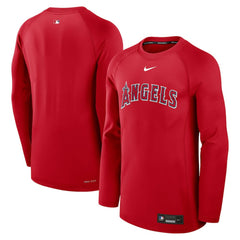 Los Angeles Angels Nike Authentic Collection Game Time Raglan Dri-FIT Long Sleeve T-Shirt Sale