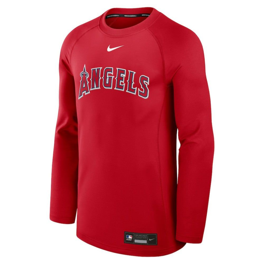 Los Angeles Angels Nike Authentic Collection Game Time Raglan Dri-FIT Long Sleeve T-Shirt Sale