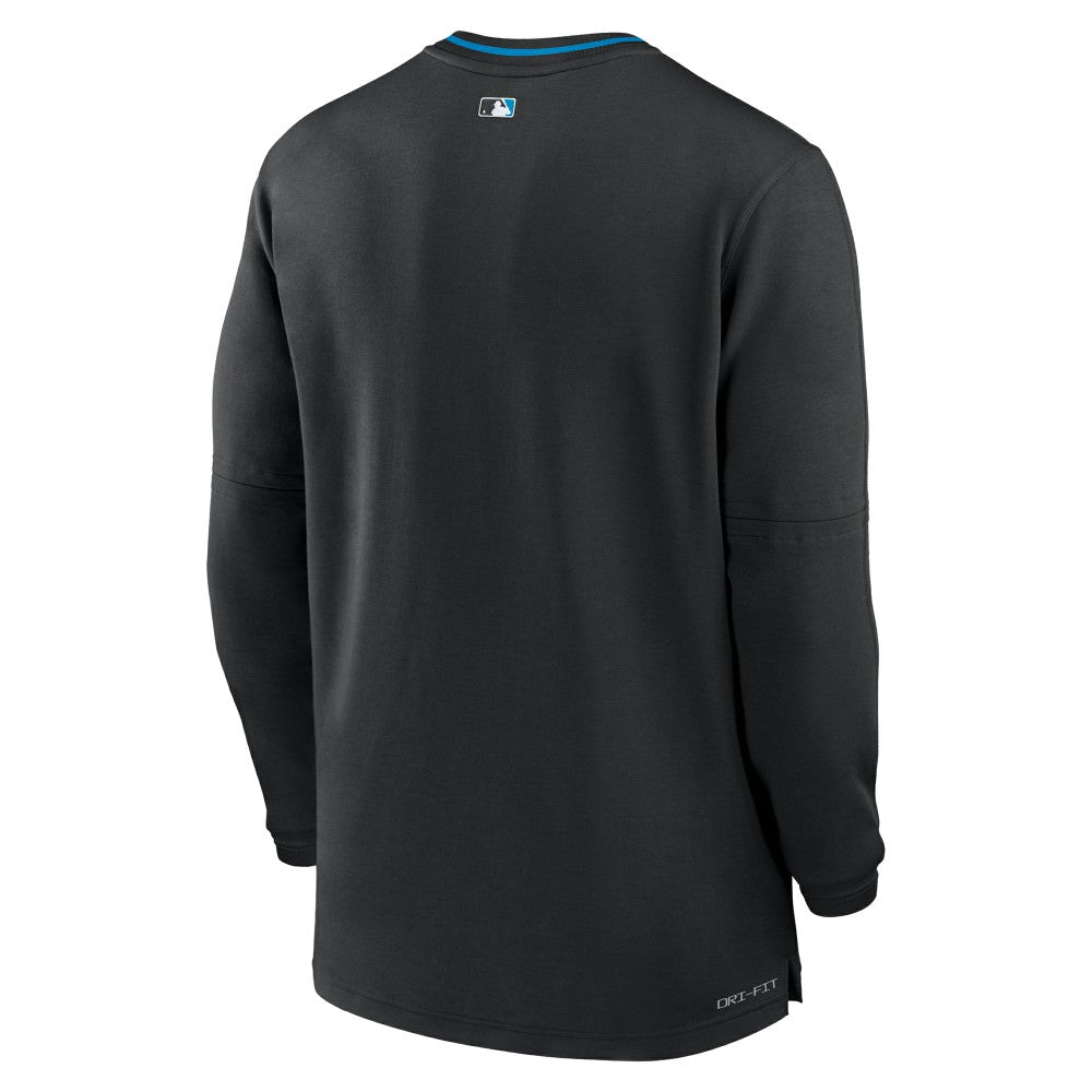 Miami Marlins Nike Authentic Collection Performance Half-Zip Top Outlet