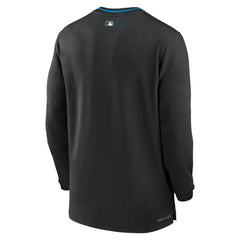 Miami Marlins Nike Authentic Collection Performance Half-Zip Top Outlet