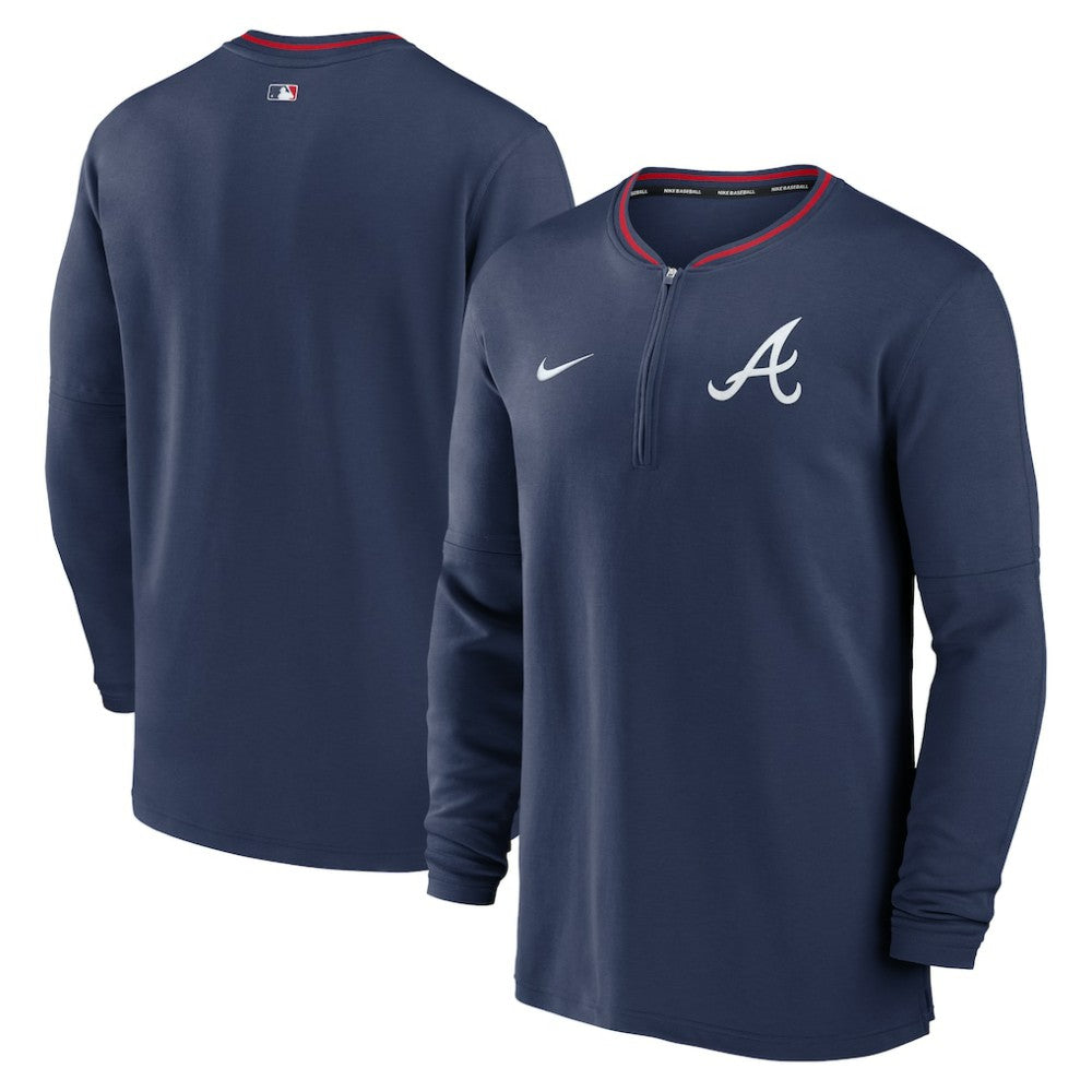 Atlanta Braves Nike Authentic Collection Performance Half-Zip Top Outlet