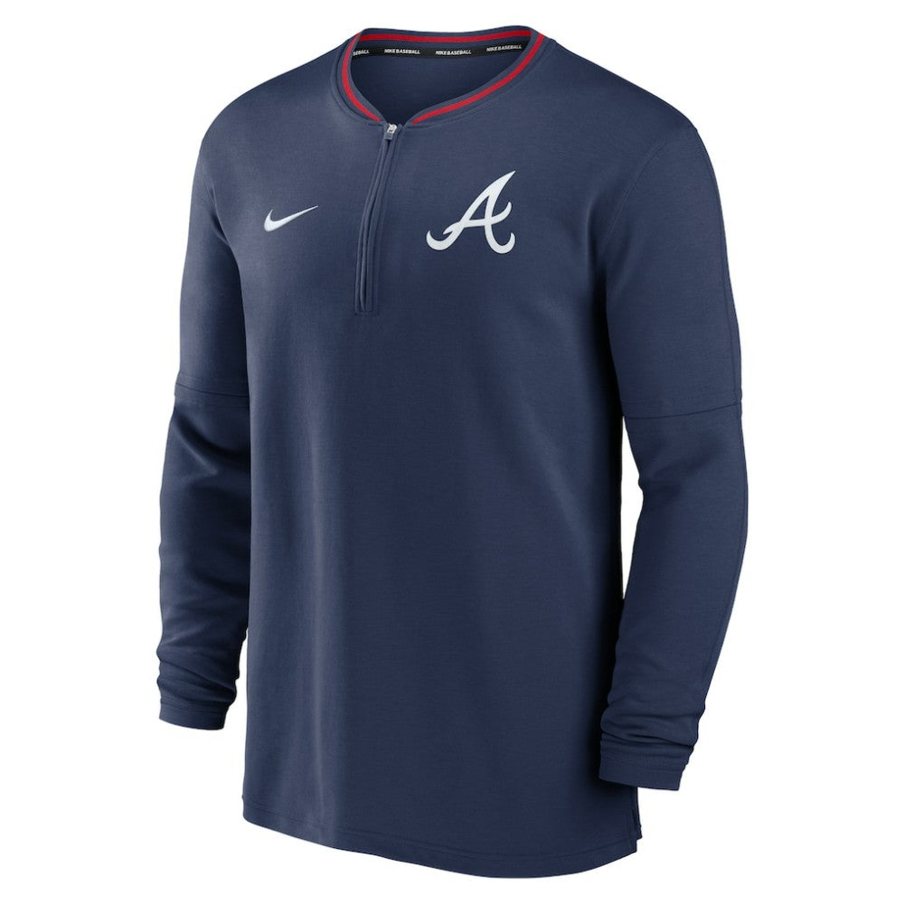 Atlanta Braves Nike Authentic Collection Performance Half-Zip Top Outlet