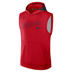 Washington Nationals Nike Authentic Collection Dri-FIT Sleeveless Hoodie Sale
