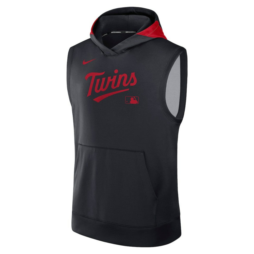 Minnesota Twins Nike Authentic Collection Dri-FIT Sleeveless Hoodie Near Me