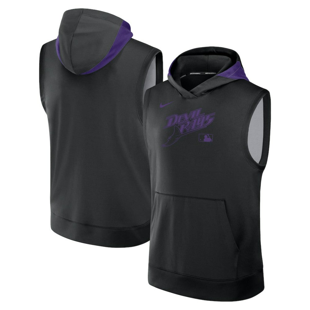 Tampa Bay Rays Nike Authentic Collection Dri-FIT Sleeveless Hoodie Sale
