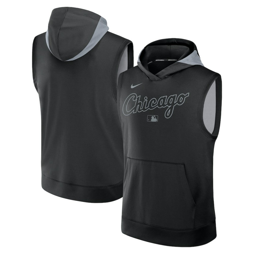 Chicago White Sox Nike Authentic Collection Dri-FIT Sleeveless Hoodie Discount