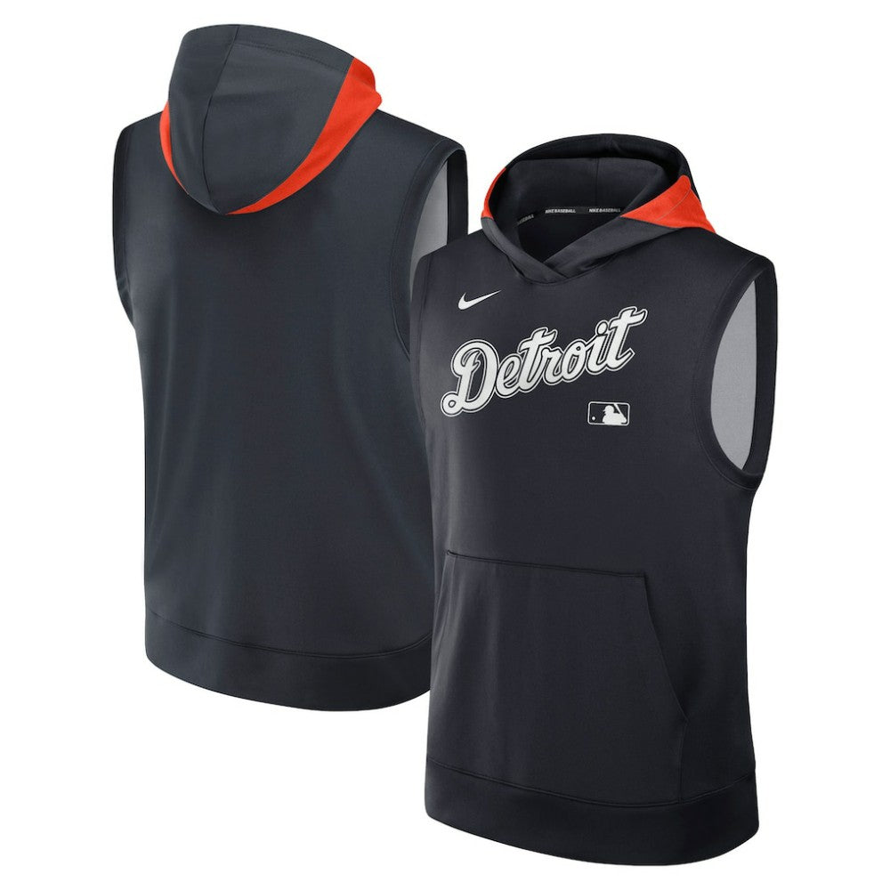 Detroit Tigers Nike Authentic Collection Dri-FIT Sleeveless Hoodie Online