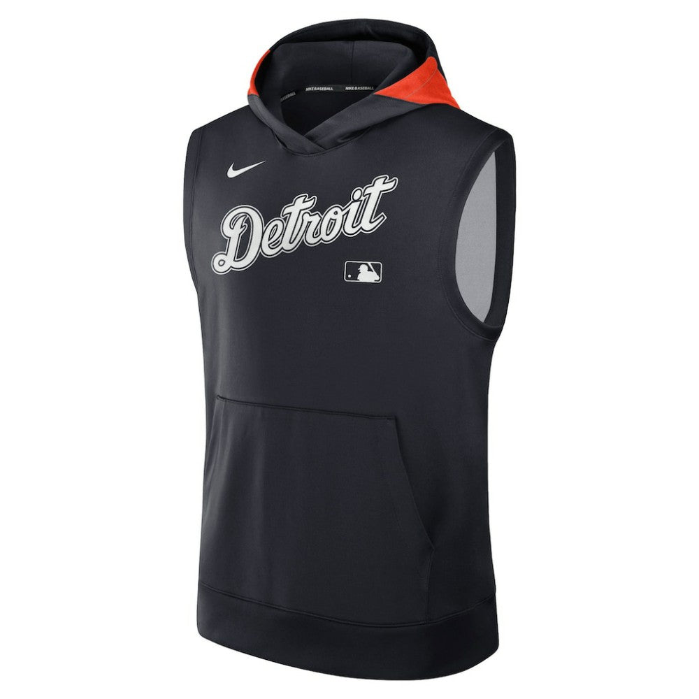 Detroit Tigers Nike Authentic Collection Dri-FIT Sleeveless Hoodie Online