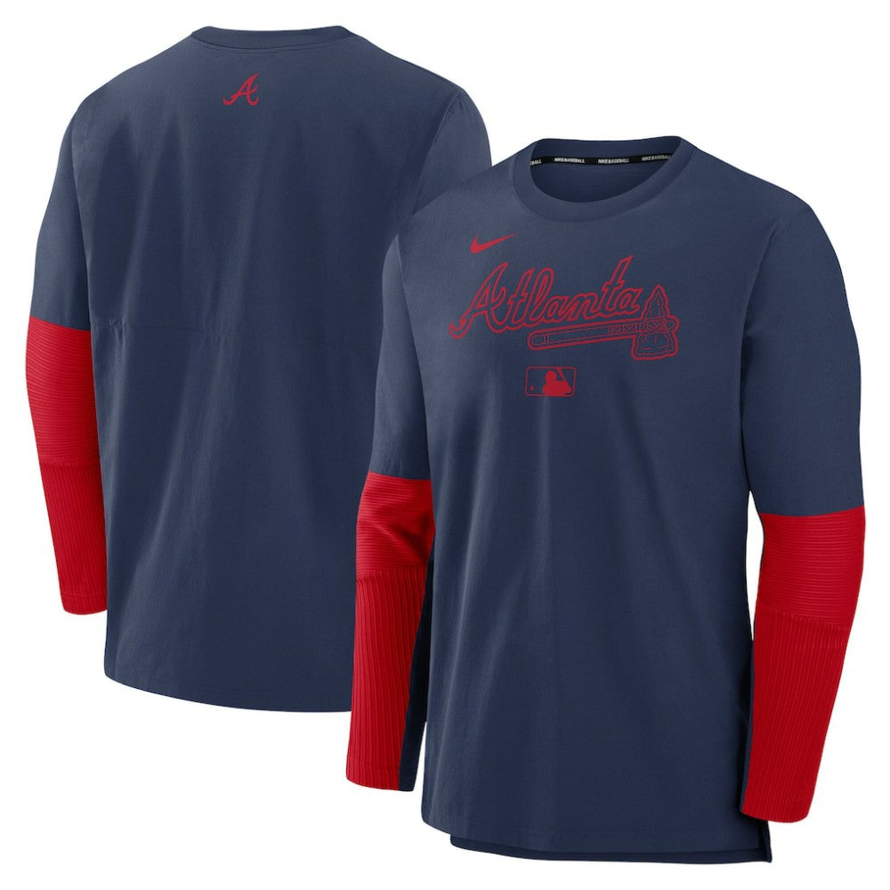 Atlanta Braves Nike Authentic Collection Player Dri-FIT Lightweight Pullover  Outlet