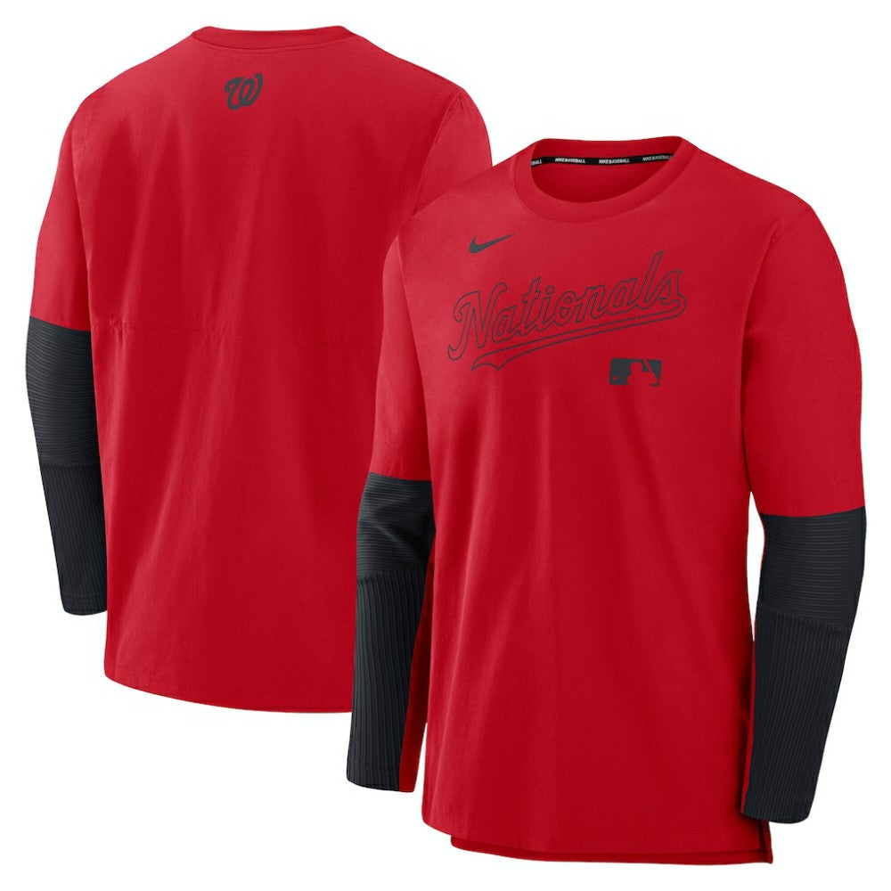 Washington Nationals Nike Authentic Collection Player Dri-FIT Lightweight Pullover  Near Me