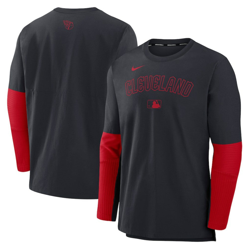 Cleveland Guardians Nike Authentic Collection Player Dri-FIT Lightweight Pullover  Sale