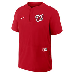Washington Nationals Nike Authentic Collection Raglan Short Sleeve Windshirt Near Me