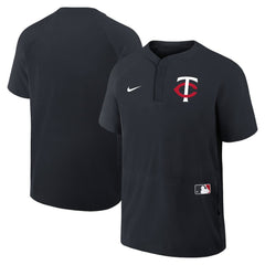 Minnesota Twins Nike Authentic Collection Raglan Short Sleeve Windshirt Near Me
