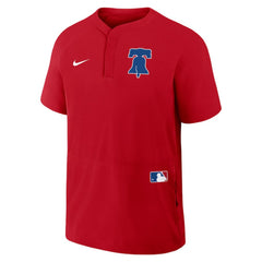 Philadelphia Phillies Nike Authentic Collection Raglan Short Sleeve Windshirt for sale