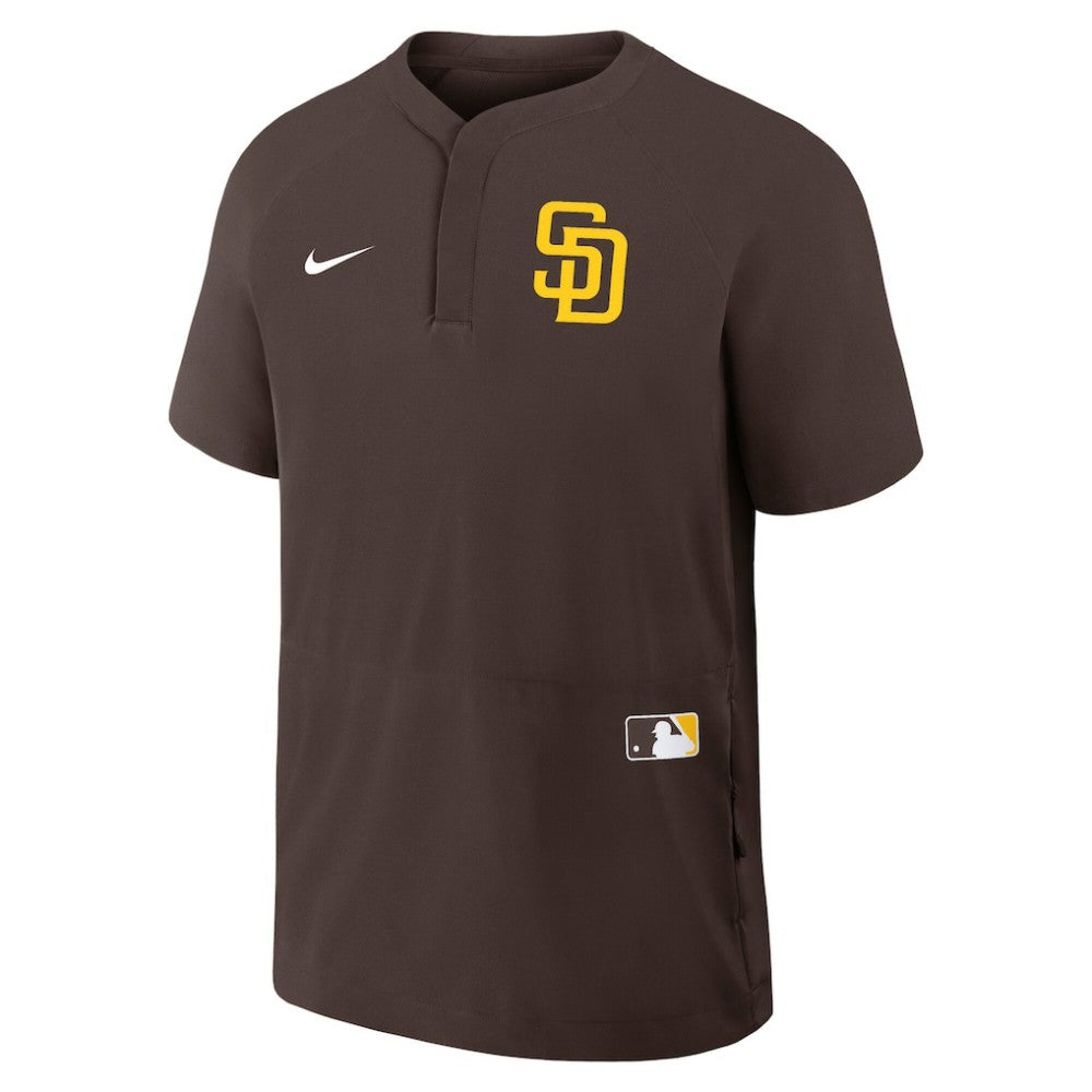 San Diego Padres Nike Authentic Collection Raglan Short Sleeve Windshirt Discount