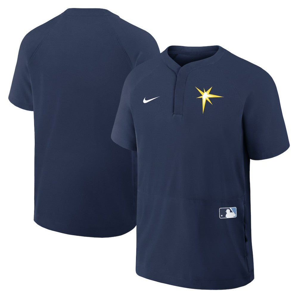 Tampa Bay Rays Nike Authentic Collection Raglan Short Sleeve Windshirt Discount