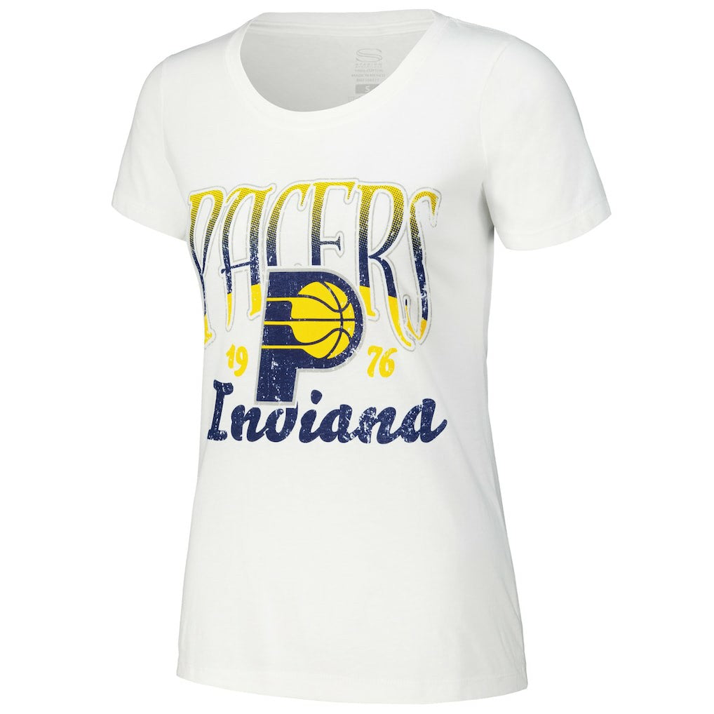 Indiana Pacers Stadium Essentials Women's Sky High T-Shirt White