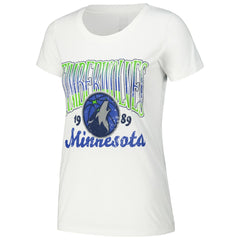 Minnesota Timberwolves Stadium Essentials Women's Sky High T-Shirt White