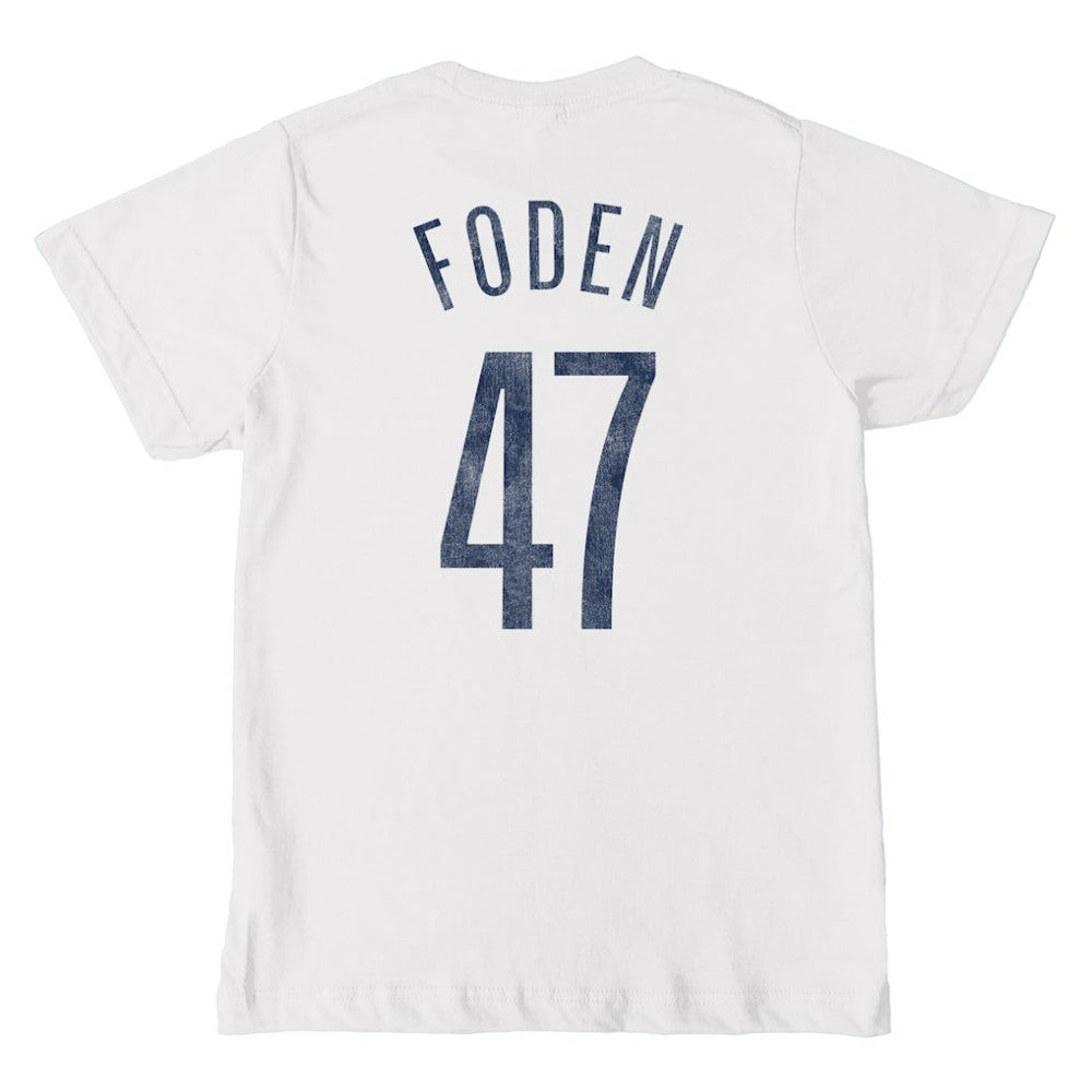 Phil Foden Manchester City 1863FC Youth Player T-Shirt White