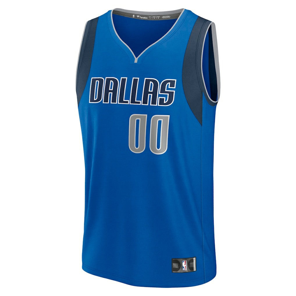 Fanatics Dallas Mavericks Fast Break Custom Jersey Icon Editi- Blue