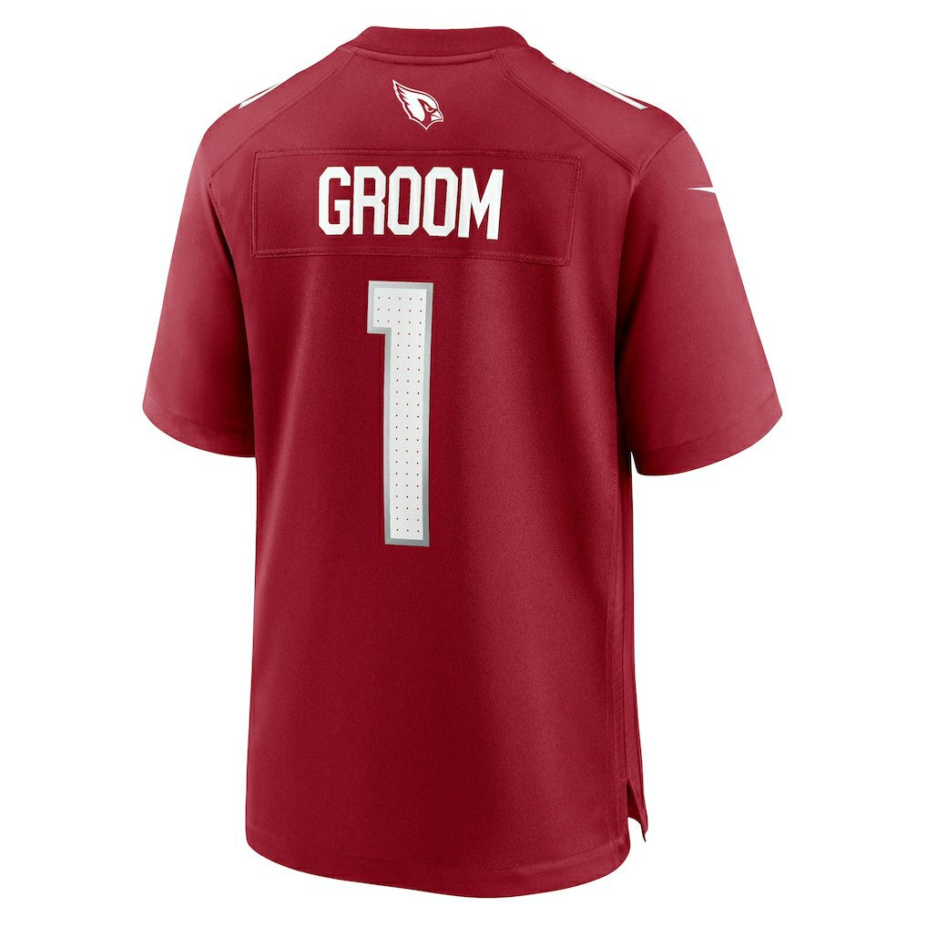 Number 1 Groom Arizona Cardinals Game Jersey - Cardinal - Nike